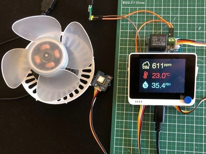 DIY smart ventilation: Wio terminal meets SCD41